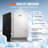 VEVOR 25.24'' W Freestanding 175 Cans (12 oz.) 11 Cubic Feet Outdoor Rated Beverage Cooler with Wine Storage-94987794