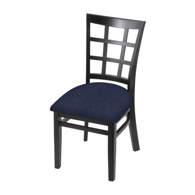Chaise d'appoint à dossier échelle en bois massif