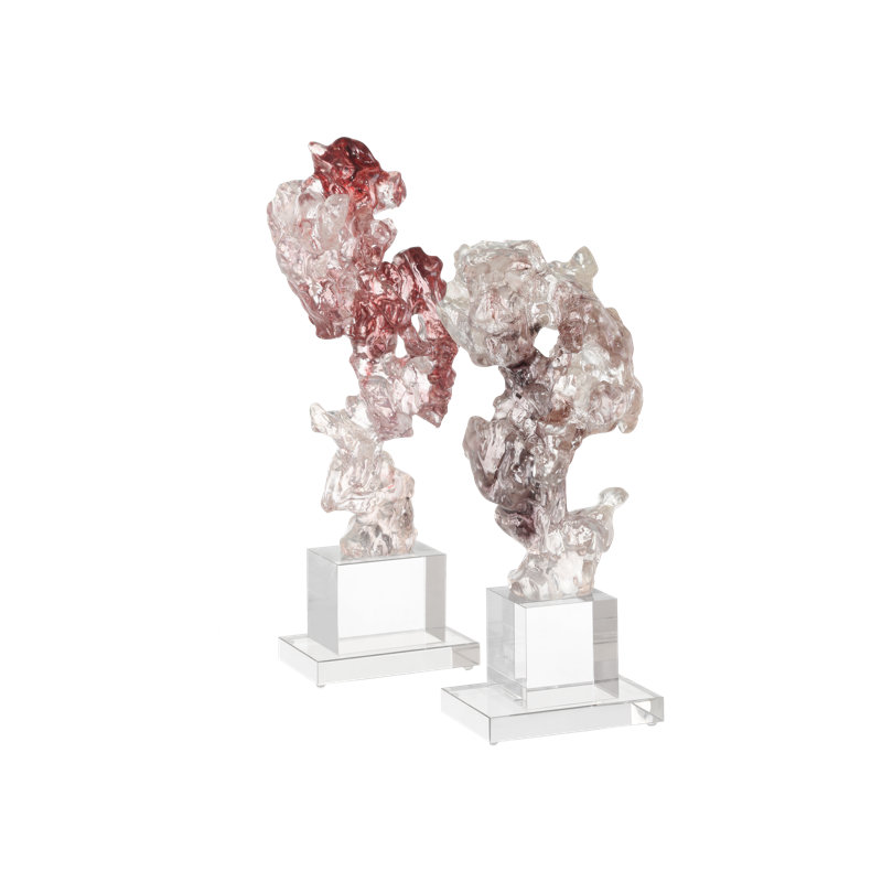 Faux Rock Crystal Medium Sculpture