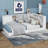 Twin Size Corner Bed With Drawers And Bookcase-108845262