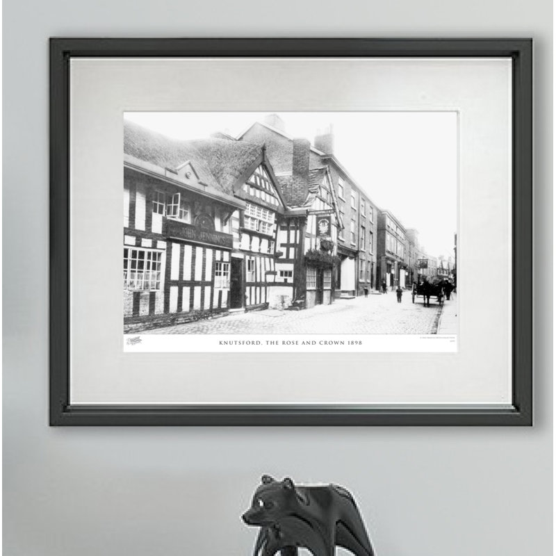 Knutsford, The Rose And Crown 1898 - Single Picture Frame Print, 60cm H x 80cm W x 2.3cm D