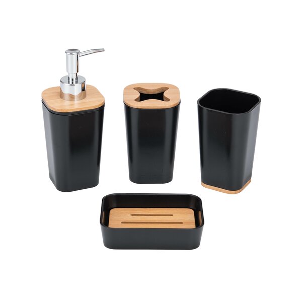 Latitude Run® 4 Piece Bathroom Accessories Set & Reviews | Wayfair
