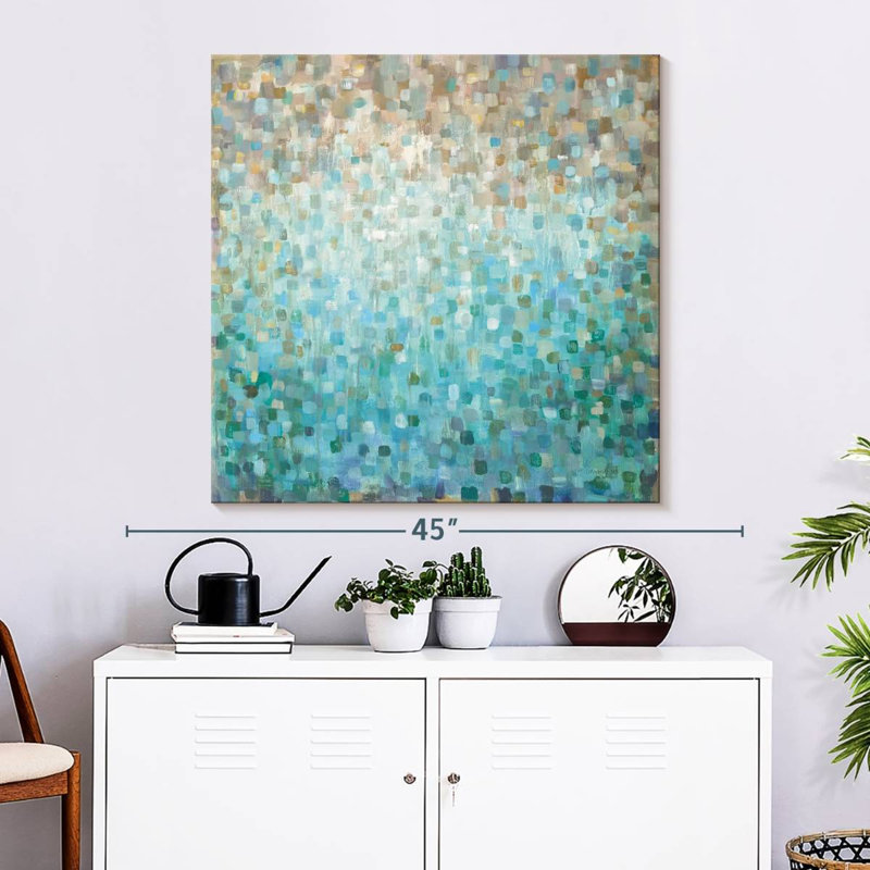 Blocked Avery, 33" H x 33" W
