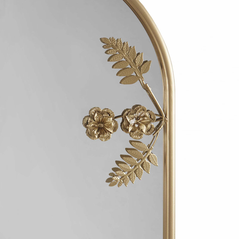Miroir mural arqué