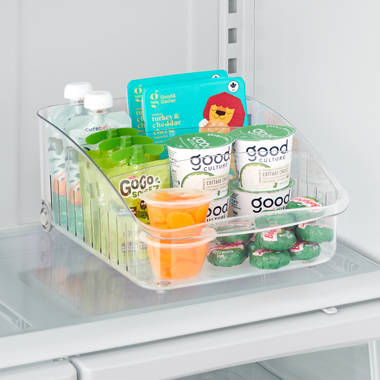 YouCopia® RollOut™ Fridge Caddy, 4” x 15”, 2-Pack, Rolling Fridge Organizer  with Adjustable Dividers & Reviews