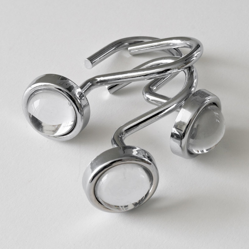 Premium Glass Rust Resistant Shower Accessory, Chrome