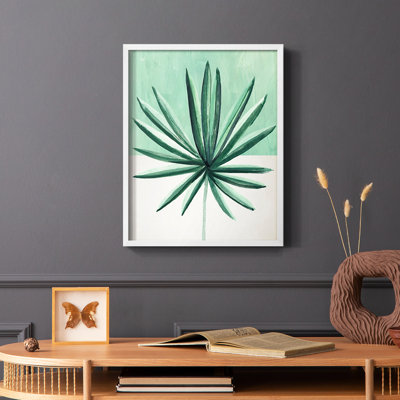 Verging Palm IV Framed Print - Solid Wood