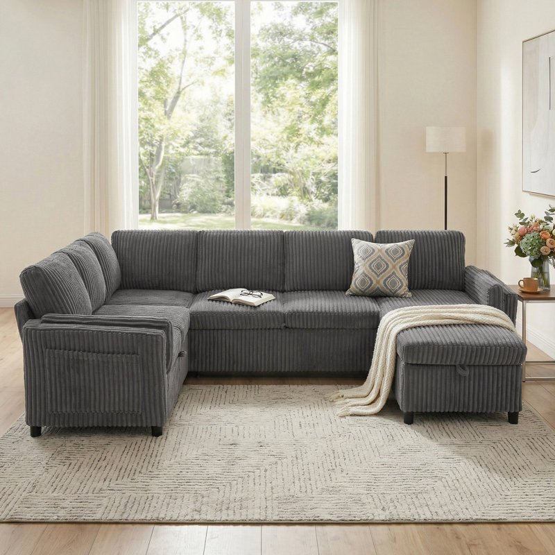 Divan-lit convertible, Gris