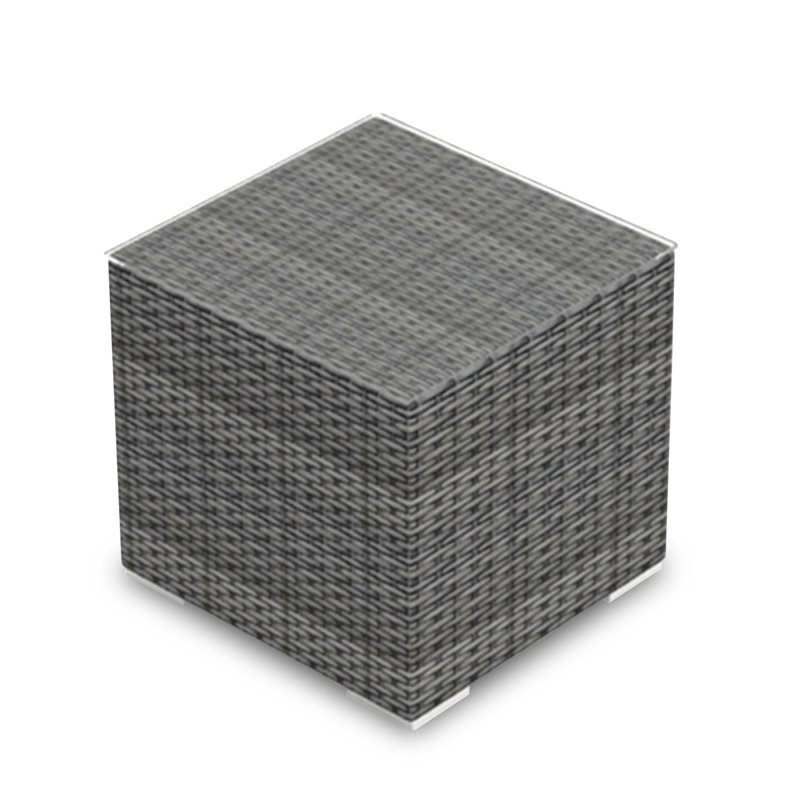 District Outdoor Square Side Table