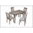 Elegant Wooden Dining Table For Small Spaces, Spacious Rectangular Design With Tapered Legs, Walnut Finish-147630246