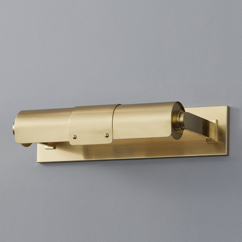 Oneonta Light Picture Light, Aged Brass, 3.5" H x 15.25" W x 3.5" D