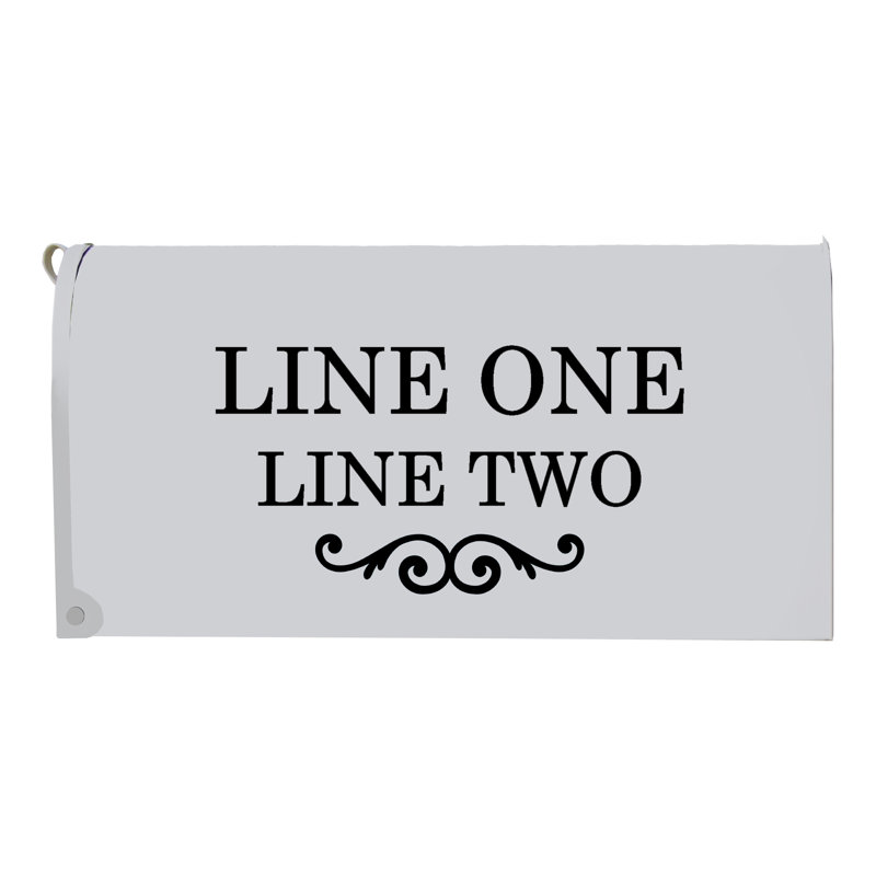 Vinyl Mailbox Cover, Black