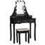 Ensemble coiffeuse et tabouret en bois Pylesville-621925016