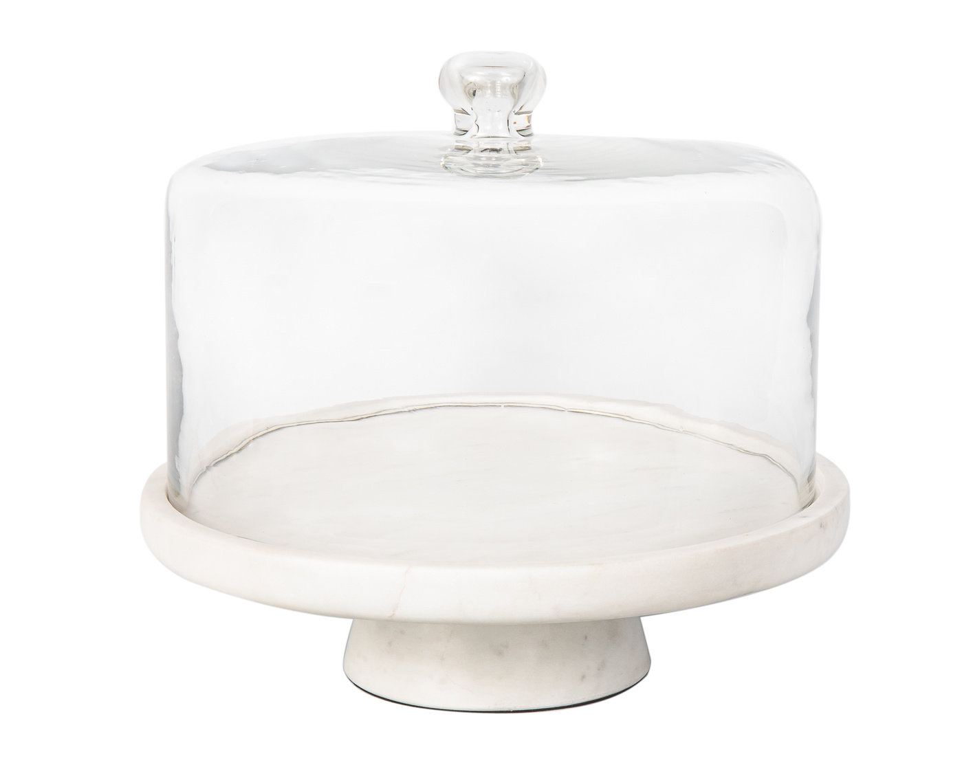 Godinger Silver Art Co Sabrina Marble Footed Cake Stand With Dome | Wayfair