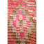 Tapis de couloir rose en laine de conception unique 5 pi 10 po x 12 pi 6 po Moroccan Rugs