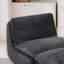 Fauteuil à compression double avec repose-pieds pivotant -986754062