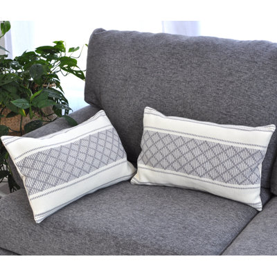 Housses pour coussins décoratifs à carreaux