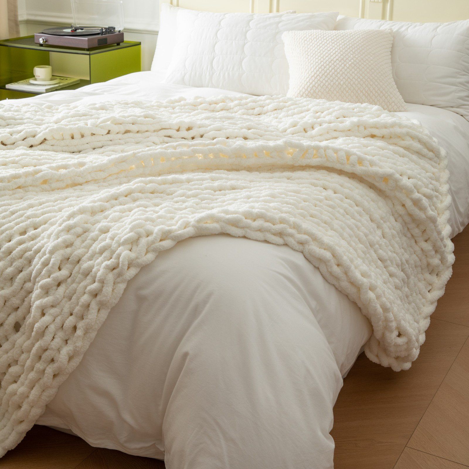 Chunky Knit Blanket Throw