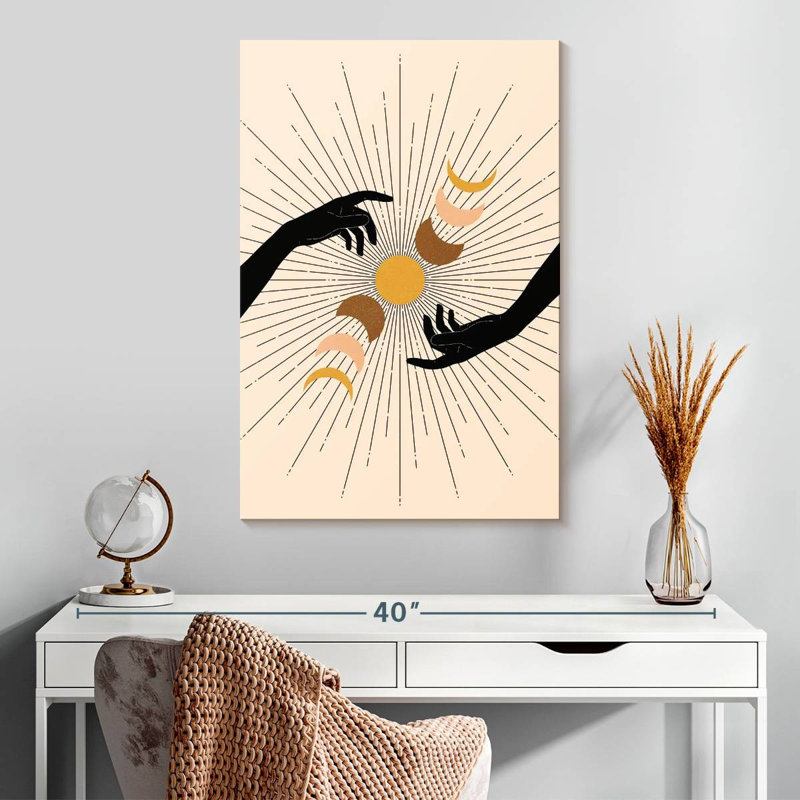 Adella Boho Moon Cycles, 30" H x 20" W