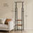 Freestanding 8 - Hook Coat Rack with Storage Shelves