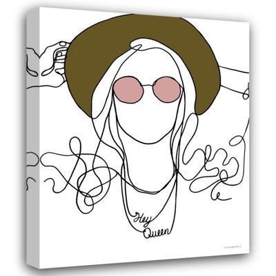 Art sur toile tendue Astoria Grand Kamdon Kreations Gallery: Hey Queen