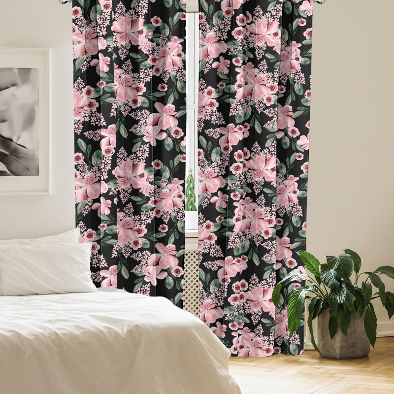 Semi Sheer Curtain Pair