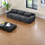 Canapé modulaire moelleux, modulaire moelleux, ergonomique avec repose-pieds pour cinéma maison