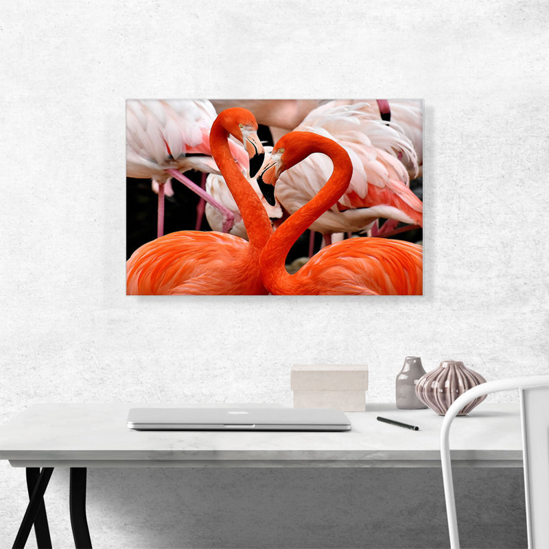 " Flamingos Home Decor Rectangle ", 18" H x 26" W x 0.75" D