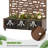 Metal Planter Box with Trellis with Wheels-671424259-689363933