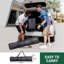 Tente de pavillon escamotable 6,5 x 6,5 pi, auvent de tente d'extérieur portatif et pliable pour le camping, le patio, auvent de pavillon de jardin avec sac de transport
