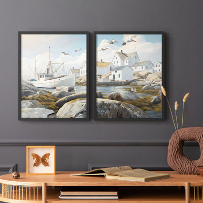 Fisherman's Way I-Premium Framed Print -Ready to Hang - No Nails Required - No Nails Required