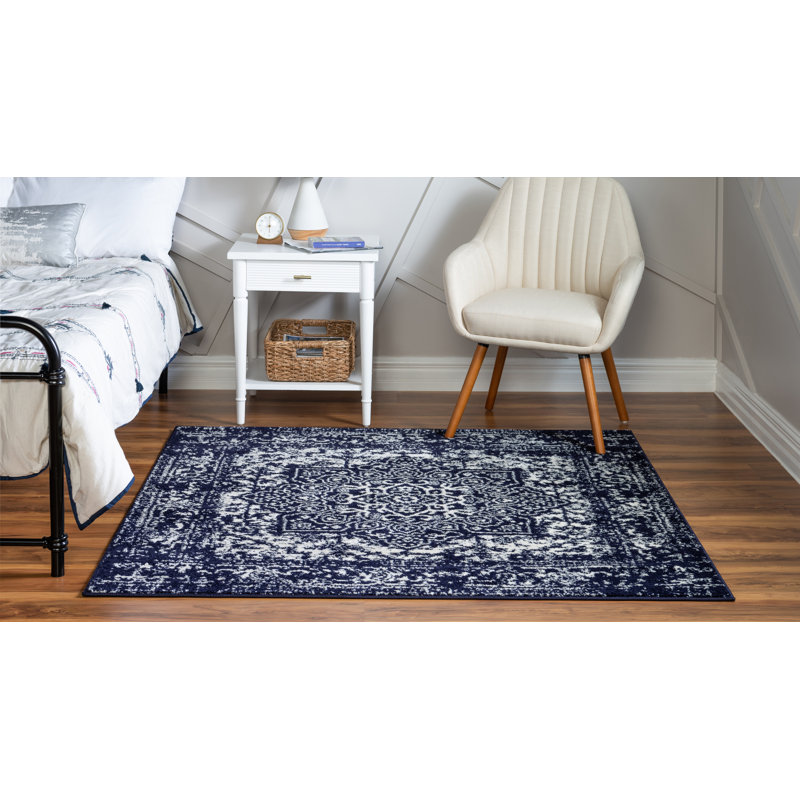Javert Oriental Indoor Rug, Square 4'1"