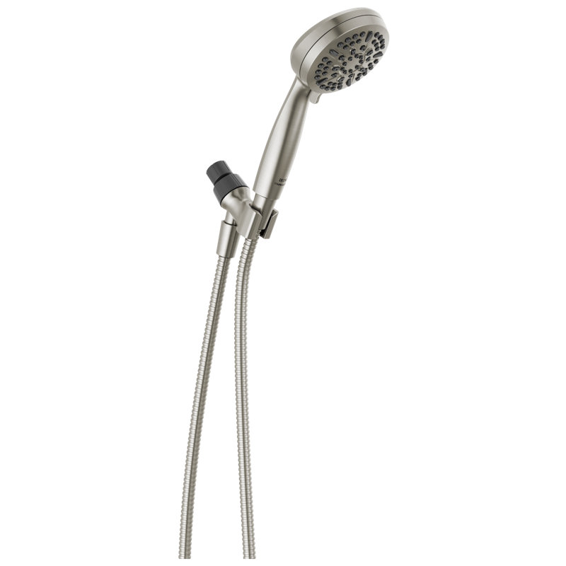 5-Spray Handheld Shower Head, Shower Head with Hose, Spotshield Brushed Nickel