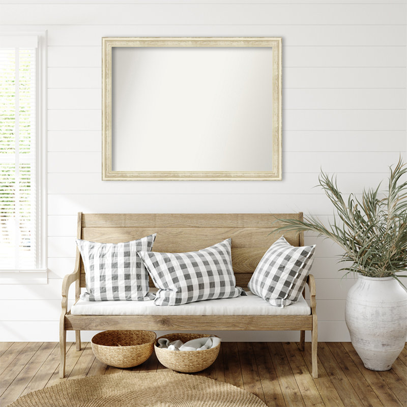 Miroir mural pour salle de bain Country, Rectangle, H 35,5 po x l 44,5 po