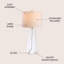 Lampe de table 29 po Penncross