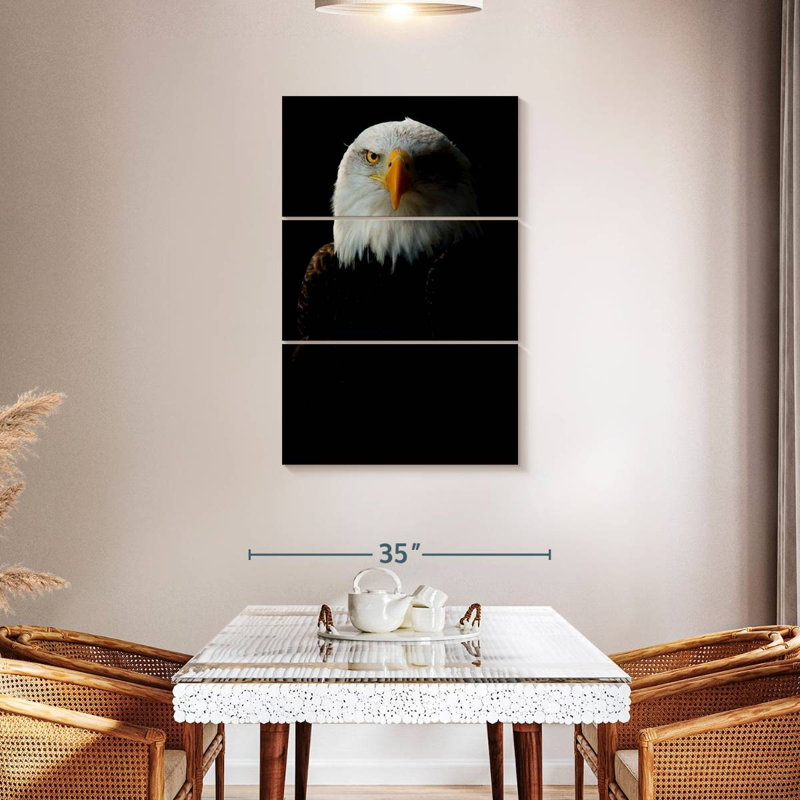 Brampt Bald Eagle Headshot, 45" H x 28" W