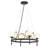 Ryian 4 - Light Wagon Wheel Chandelier