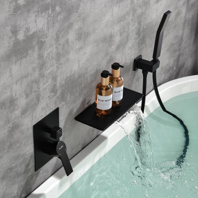 1 Handle Wall Waterfall Faucet with Diverter