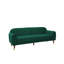 Causeuse à accoudoirs arrondis en velours 75,5 po Cutshall-858027173