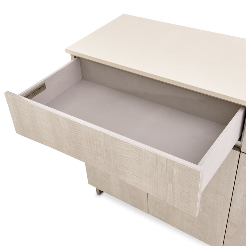 Buffet marin avec miroir - Gris