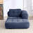 Boneless Multi-functional Folding Sofa Bed - Ergonomic Floor Lounger With Removable Cushions, hook & loop fastener Design & Breathable Fabric (space-saving Compressed Packaging, 34.3" Seat Depth)-1612416090