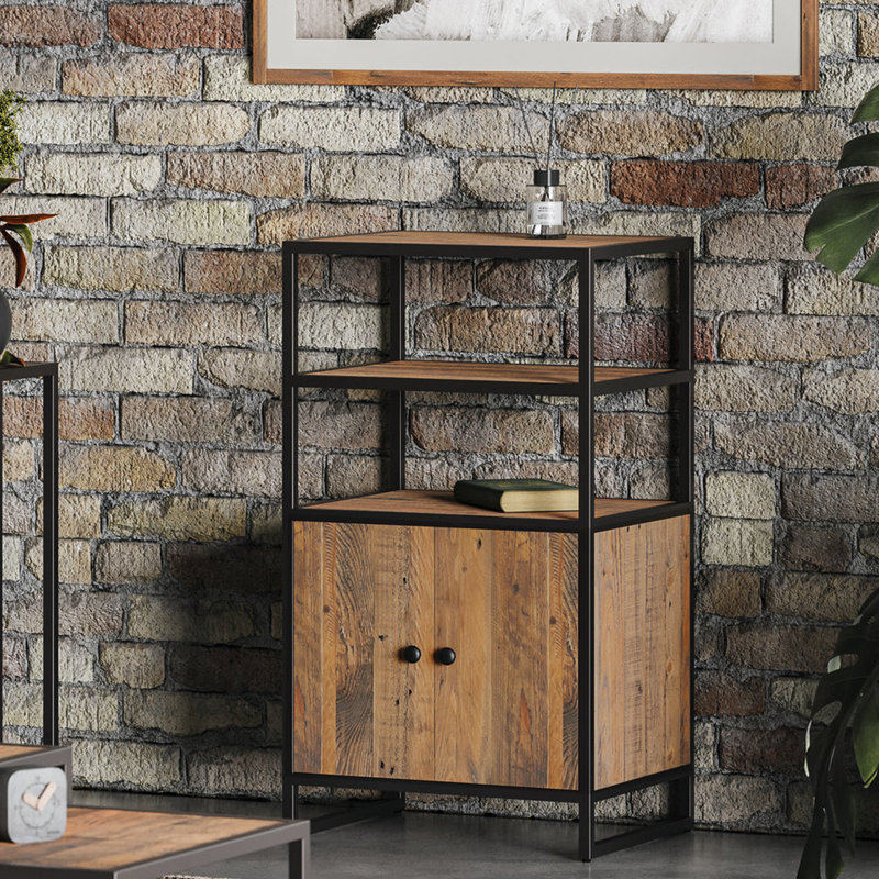 Andresky Solid Wood 2 - Door Standard Accent Cabinet