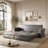 Chesterfield 3-in-1 Convertible Sleeper Sofa, Faux Leather Pull Out Sofa Bed with Nailhead Trim and Rolled Arms, Multi-Functional Retro Sofa for Living Room Bedroom-470510056
