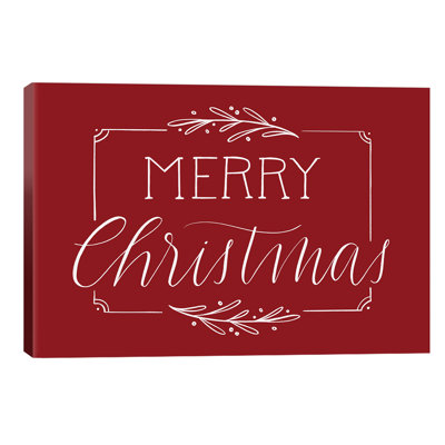 Woodland Hometown Christmas II by Richelle Garn - Wrapped Canvas Print