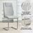 Kimara Modern Faux Leather Diamond Quilt Cantilever Dining Chairs-215003006-215003004-245472721