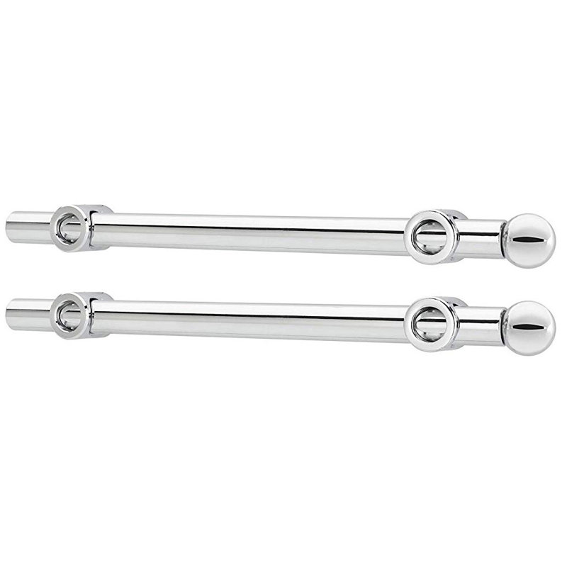 Rev-A-Shelf Extendable Designer Closet Valet Rod, Chrome, 2" H x 12" W x 5" D