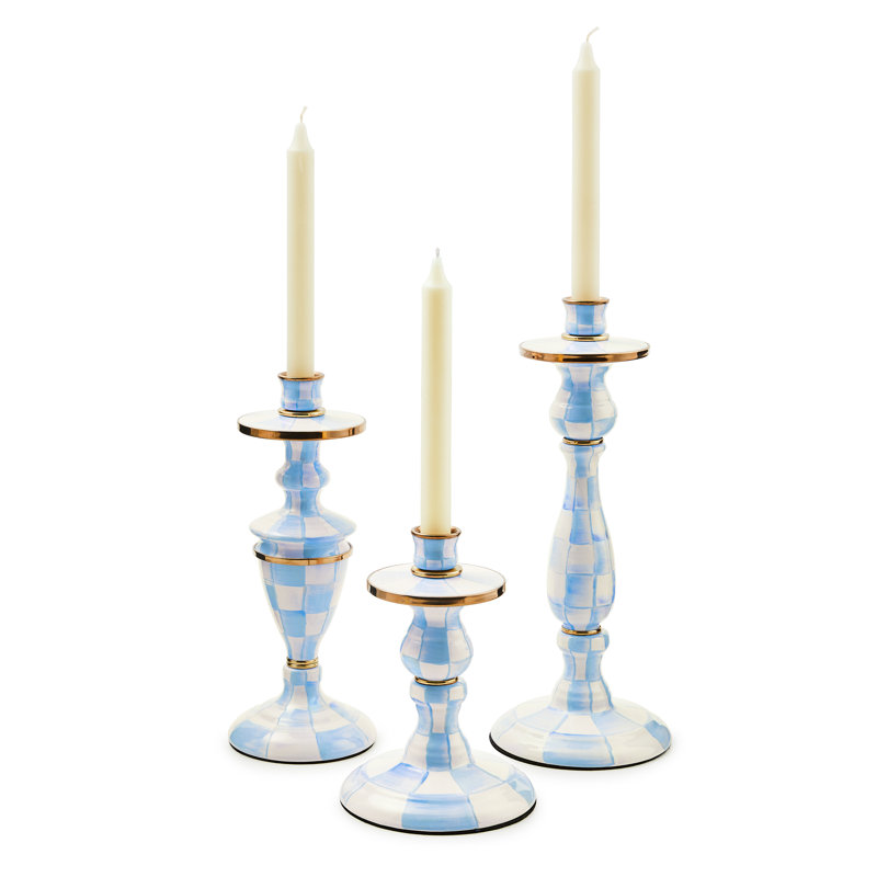 Sky Check Small Candlestick