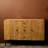 Retro Burlywood Solid Wood Sideboard