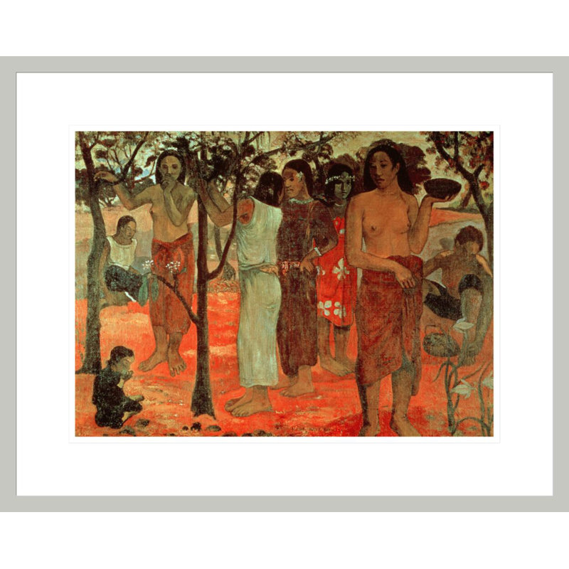 Nave Nave Mahana (Delightful Days) par Paul Gauguin - Estampe numérique encadrée, H 17,44 po x l 21,75 po