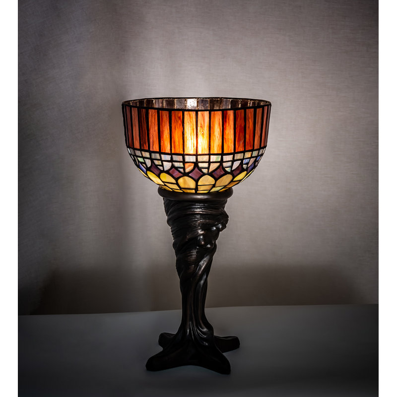 Rustic Lodge Torchiere Table Lamp